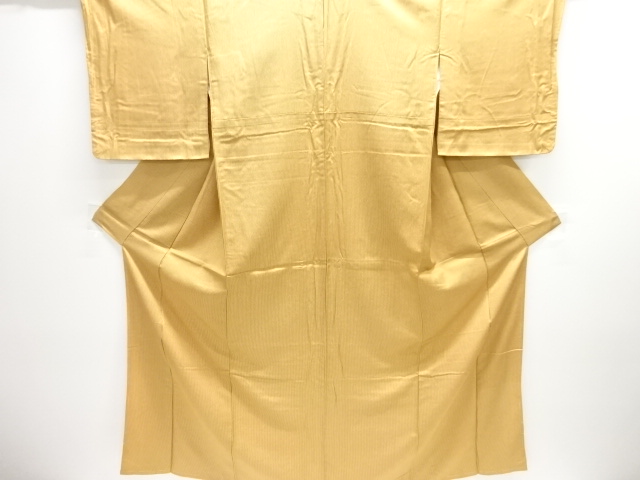 未使用品　縞模様鮫小紋着物